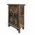 Chinese Vintage Distressed Color Scenery Graphic Dresser Cabinet For Sale - Image 4 of 5