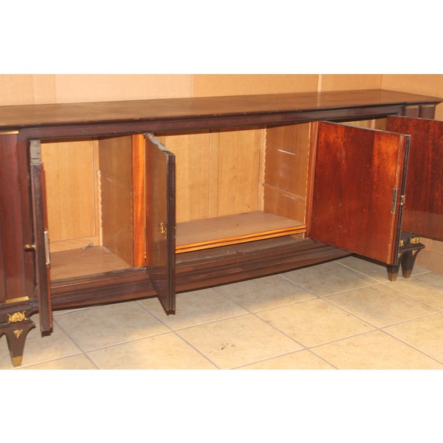 1940's French Art Deco Grand Palisander "Rio" Buffet/ Sideboard/ Credenza - Sale! For Sale - Image 13 of 13