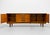 Extra Long Mid Century Modern Teak + Rosewood Credenza / Sideboard by Bath Cabinet Makers, Made in England, C. 1960's For Sale - Image 4 of 18