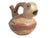 Tribal Old Pre-Columbian Style Inca Culture Clay Vessel Bird With Stirrup Spout Jar 6.5" H For Sale - Image 3 of 8