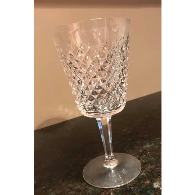 English Vintage Waterford Lismore Crystal Stemware Set of 24, Mid-Century Irish For Sale - Image 3 of 12