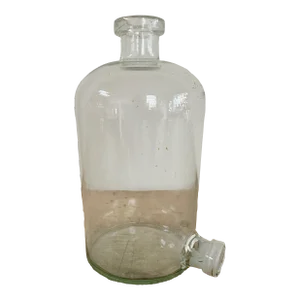 Vintage Lab Glass Container With Dispenser