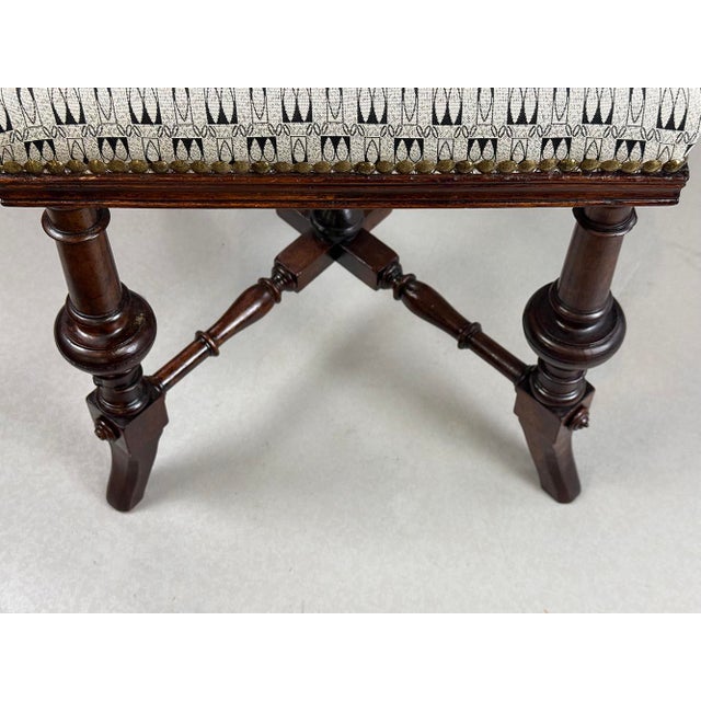 Late 19th Century Antique Curved Stool, 1880s For Sale - Image 5 of 6