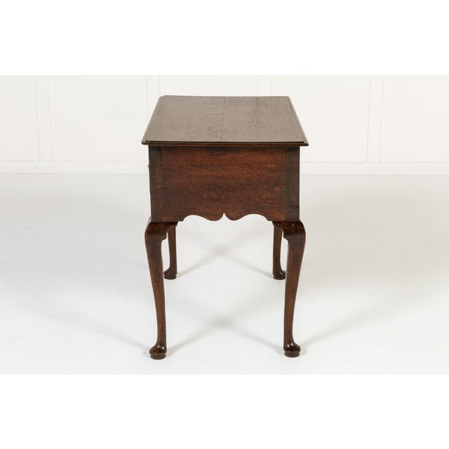 18th Century English Oak Lowboy For Sale - Image 3 of 10
