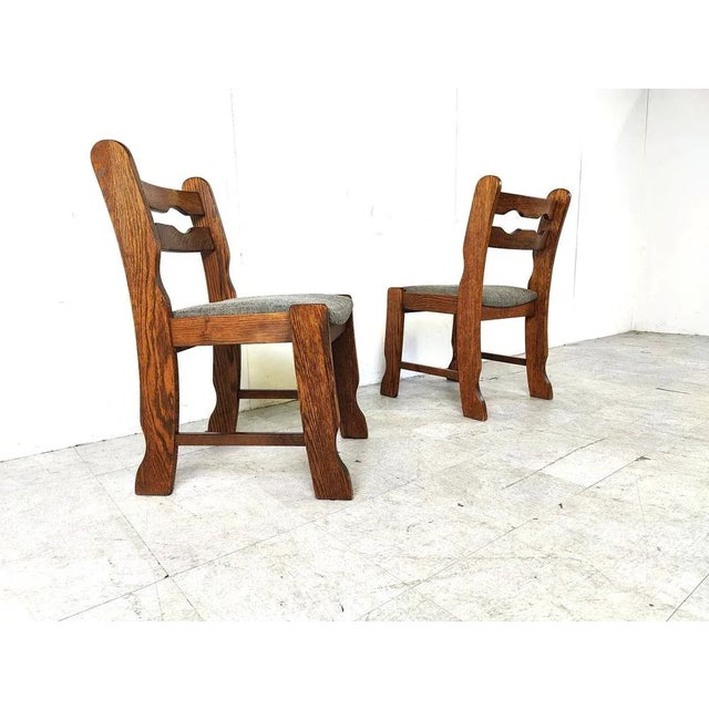 Vintage Brutalist Dining Chairs, 1970s, Set of 6 For Sale - Image 9 of 11