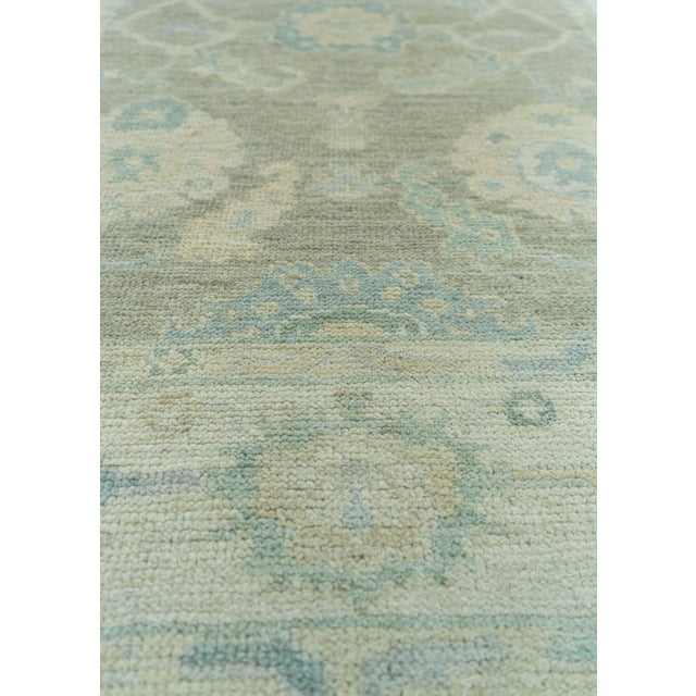 Turkish Oushak Rug 3'11" x 6'3" #19259 Explore a curated collection of hallway runners, wool rugs, and handmade...