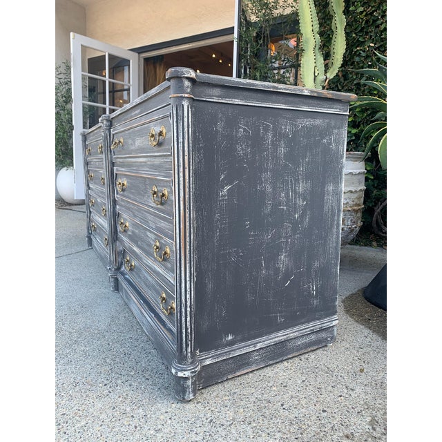 French Country Pair of Vintage Solid Wood Chests/Nighstands For Sale - Image 3 of 12