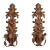Pair Venetian 3 Arm Candelabra Wall Sconces For Sale