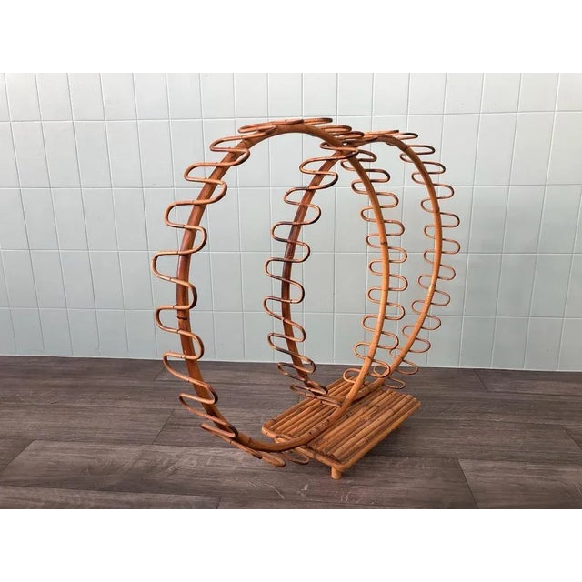 Wood Vintage Bamboo Flock Object, 1970s For Sale - Image 7 of 12