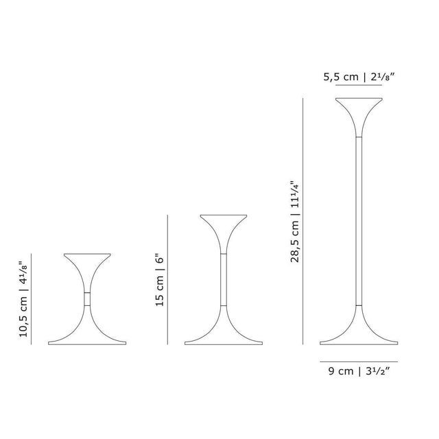 Jazz Candleholders in Steel with Brass Plating by Max Bruel, Set of 4 For Sale - Image 15 of 16