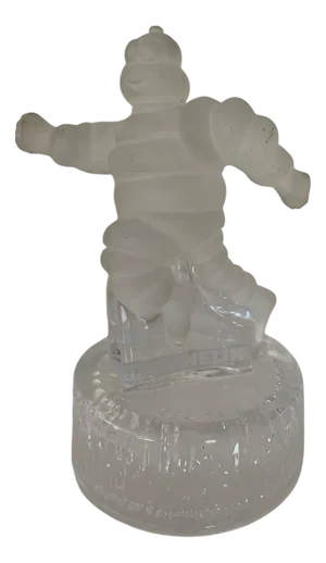 Michelin Figurine in Crystal, 1980s
