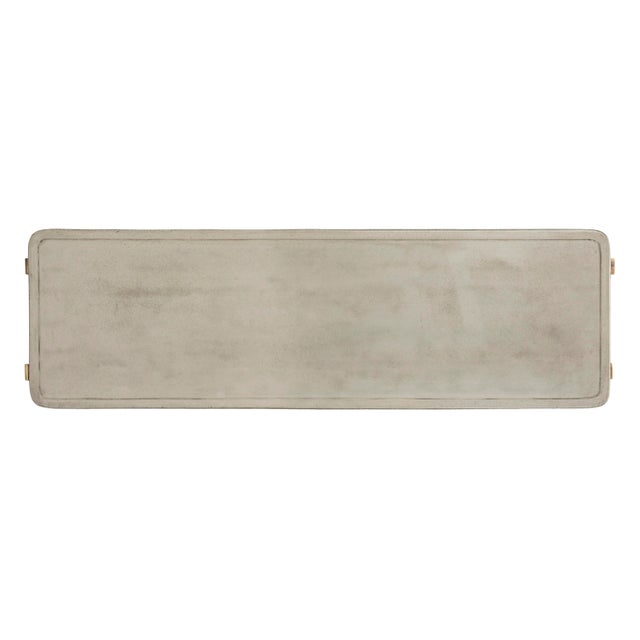 2020s Indoor & Outdoor Modern Concrete 29.53-Inch H Console in Dark Grey For Sale - Image 5 of 10