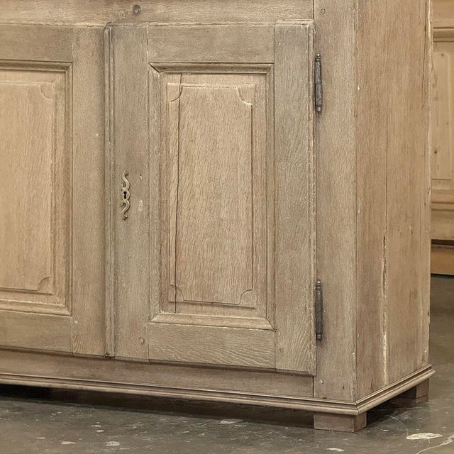 18th Century French Provincial Stripped Oak Bookcase For Sale - Image 12 of 18