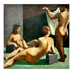 Large Modern Painting After Picasso of Three Nudes by David Ladin