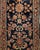Antique Persian Lilian Runner Rug, Hand-Knotted Wool, Floral Design, Navy & Red, 3x7 For Sale - Image 9 of 15