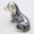 Vintage Italian Genuine Silver Dachshund Figurine by Saturno, 1980s For Sale - Image 3 of 12