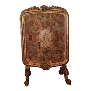 French Fireplace Screen, Louis Xv, 19th Century