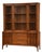 1960s Kent Coffey Perspecta Walnut and Rosewood Credenza Hutch For Sale