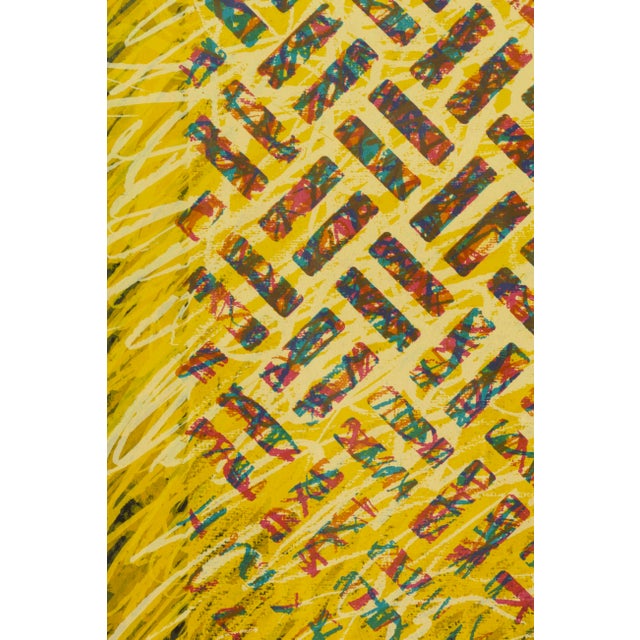Norman Stewart, Simonkon 1988 Signed Screenprint on Paper, Edition 17/40 Framed For Sale - Image 4 of 8