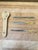 Vintage Lancel Desk Set / Scissors / Letter Opener / Ruler / Case. The leather case is embossed with the Lancel name. The...