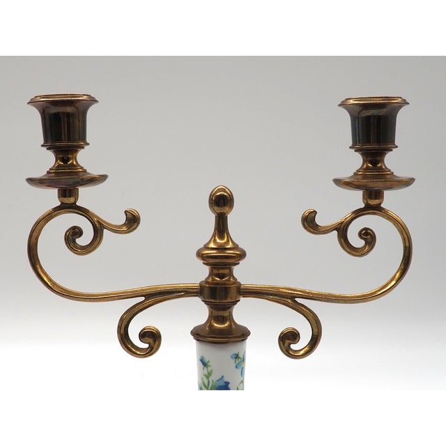 Blue Porcelain Candleholders from Skultuna, Set of 2 For Sale - Image 8 of 11