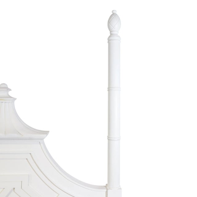 Thomasville Pagoda Headboard, Kingsize Double Pagoda Headboard. For Sale In New York - Image 6 of 11