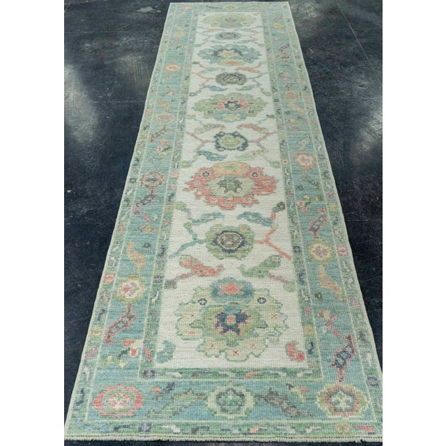 Turkish Oushak Rug 2'8" x 10'4" #20259 Explore a curated collection of hallway runners, wool rugs, and handmade...