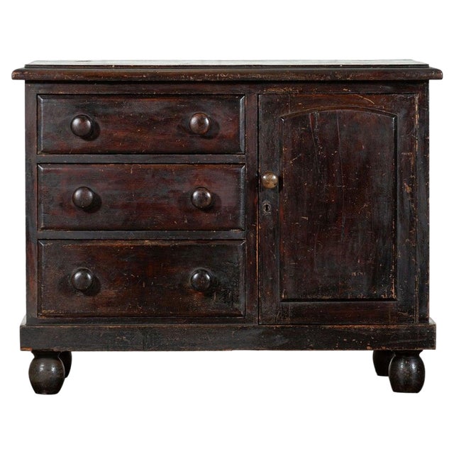 English Pine Dresser Base, 1870 For Sale