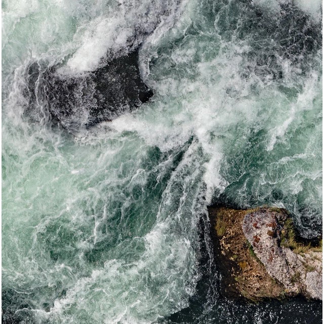 "AV_Rhine_Falls_009" Contemporary Aerial View Limited Edition Photograph by Bernhard Lang For Sale - Image 6 of 7