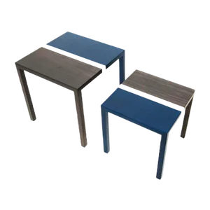 Partenope Coffee Tables in B1 Pattern Marquetry by Architetti Artigiani Anonimi, Set of 2