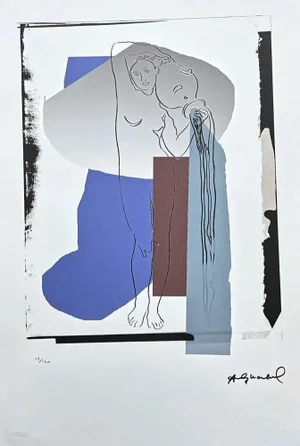 After Andy Warhol, Aphrodite - Blue, 1980s, Lithograph