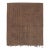 Vintage Tuareg Square Mat in Brown and Gold With Geometric Patterns- Rug & Kilim For Sale