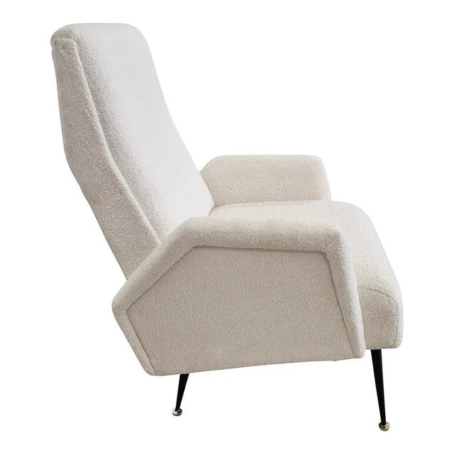 Vintage Wool Armchair, 1980s For Sale - Image 6 of 11