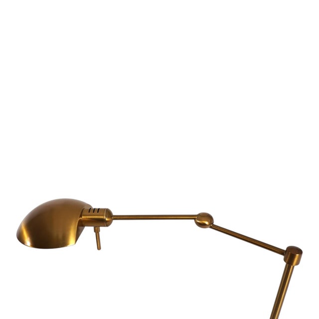 Brass-Colored Dimmable and Height-Adjustable Holtkötter 6352/1-3 Table Lamp, 1960 For Sale - Image 4 of 18