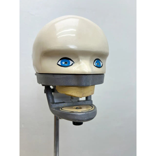 Mid-Century Modern Vintage Dental Practice Training Phantom Head on Stand, 1970s For Sale - Image 3 of 13