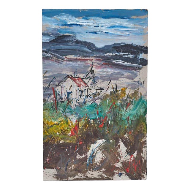 Giovanni Lovetti, Landscape Painting, 2000s, Wood For Sale