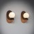 Beige Eartly Ceramic and Opaline Glass Wall Lamp from Doria Leuchten, Germany, 1970s, Set of 2 For Sale - Image 8 of 8