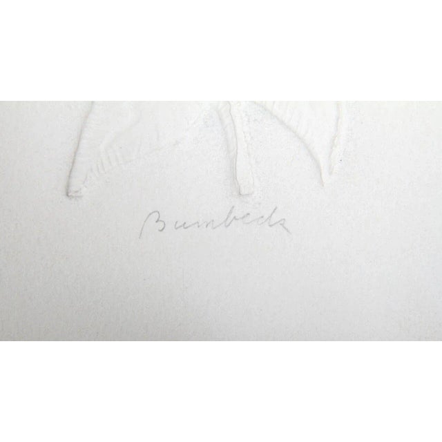 Intaglio etching and aquatint, signed in pencil, by American Artist David Bumbeck (1940 - ). Title: Madrigale Year: circa...