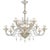 Grand Imperial Rigadin Murano Glass Chandelier in Transparent and Gold by Simoeng for Simoeng For Sale - Image 7 of 7