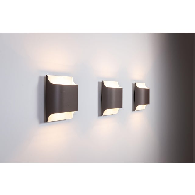 Black Model 2030/31 Wall Lamps by Rolf Krüger & Dieter Witte for Staff Leuchten, 1960s, Set of 6 For Sale - Image 8 of 17