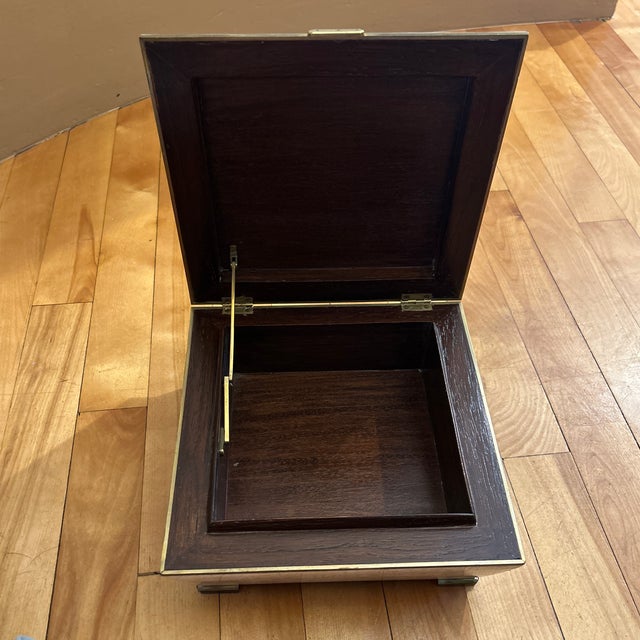 Vintage Maitland Smith Style Hinged Box For Sale - Image 11 of 11