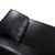 Animal Skin Alba 3-Seater Sofa in Black Leather from Brühl For Sale - Image 7 of 15