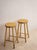 Vintage Beech Stools, 1950s, Set of 2, in Very Good conditions. Designed 1950 to 1959