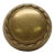 Mid 20th Century Rope Design Brass Passage Door Knob For Sale