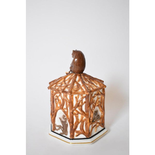 Tobacco Box with Forest Animals, 1890s For Sale - Image 3 of 5