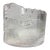 Cast Studio Glass Menorah by Joel & Candace Bless Curved Shape Brutalist Waves For Sale