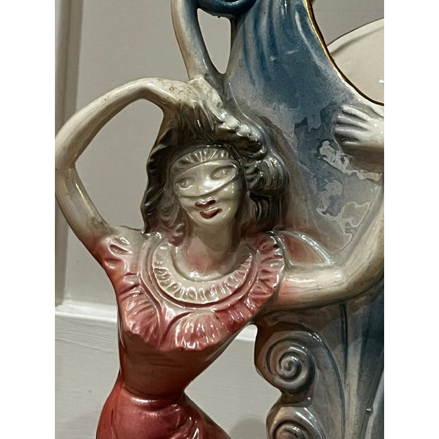 Rare Find! Vintage Mid-Century Ceramic Figural Vase For Sale - Image 13 of 17