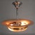 Art Deco Pendant Lamp with Glass Shade, 1930s For Sale - Image 6 of 12