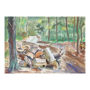 1950s "Aimhi Lodge P5.4" Lithograph by Eve Nethercott