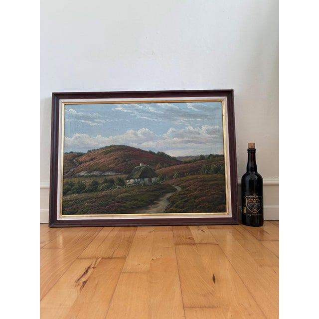 Countryside Landscape, Oil Painting, Framed For Sale - Image 13 of 16